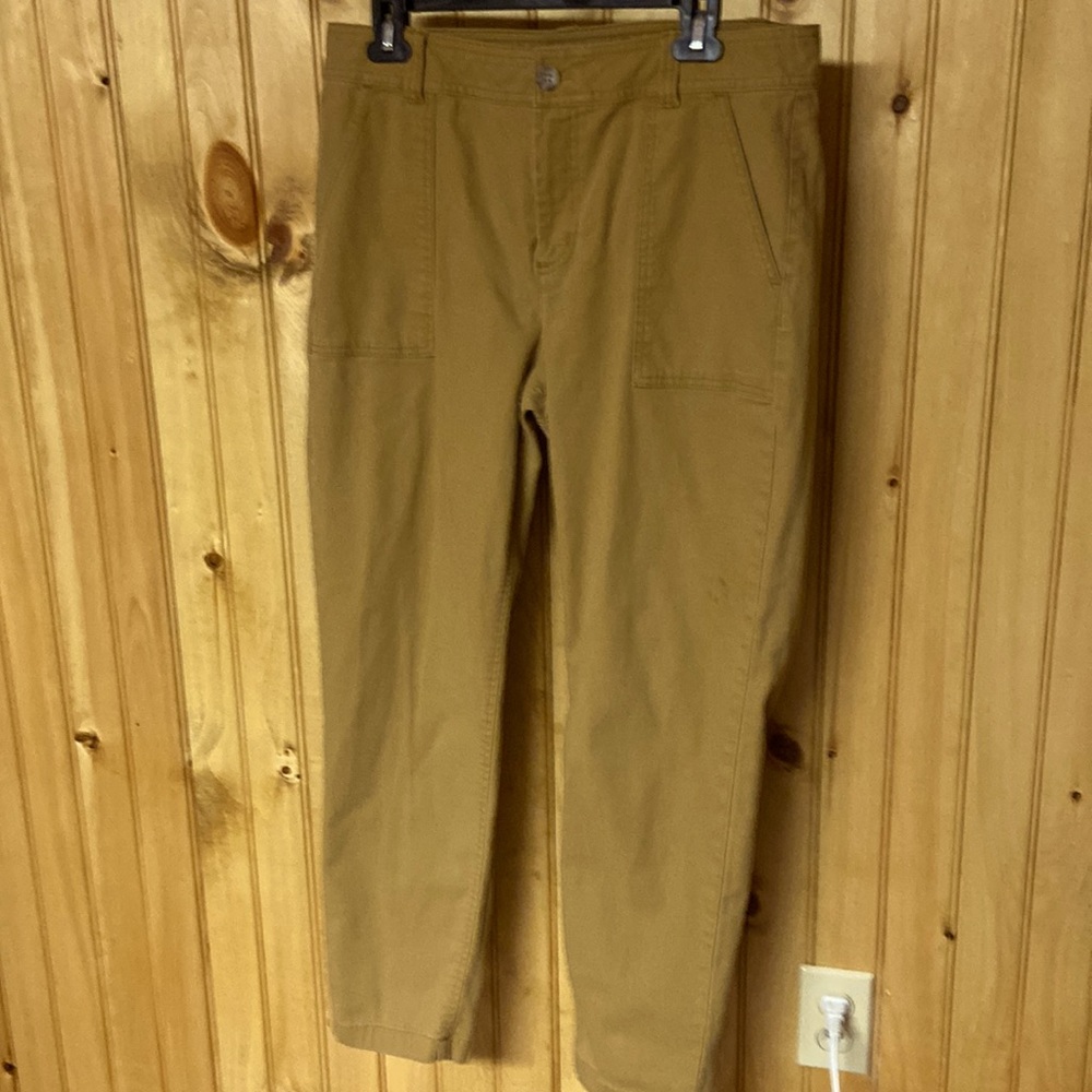 Eddie Bauer pants in mustard